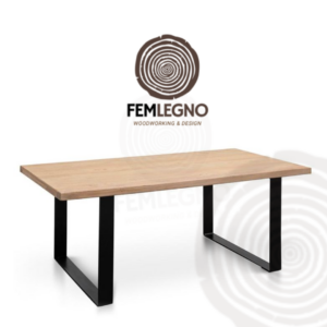 Tavolo in legno massello di Rovere 180x85