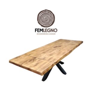 Tavolo in legno massello di Abete 160x85 allungabile